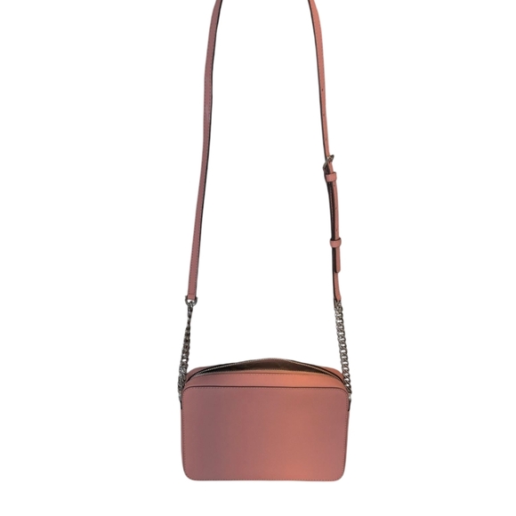 Michael Kors - Jet Set Large Saffiano Leather Crossbody Bag - Picture 7 of 9